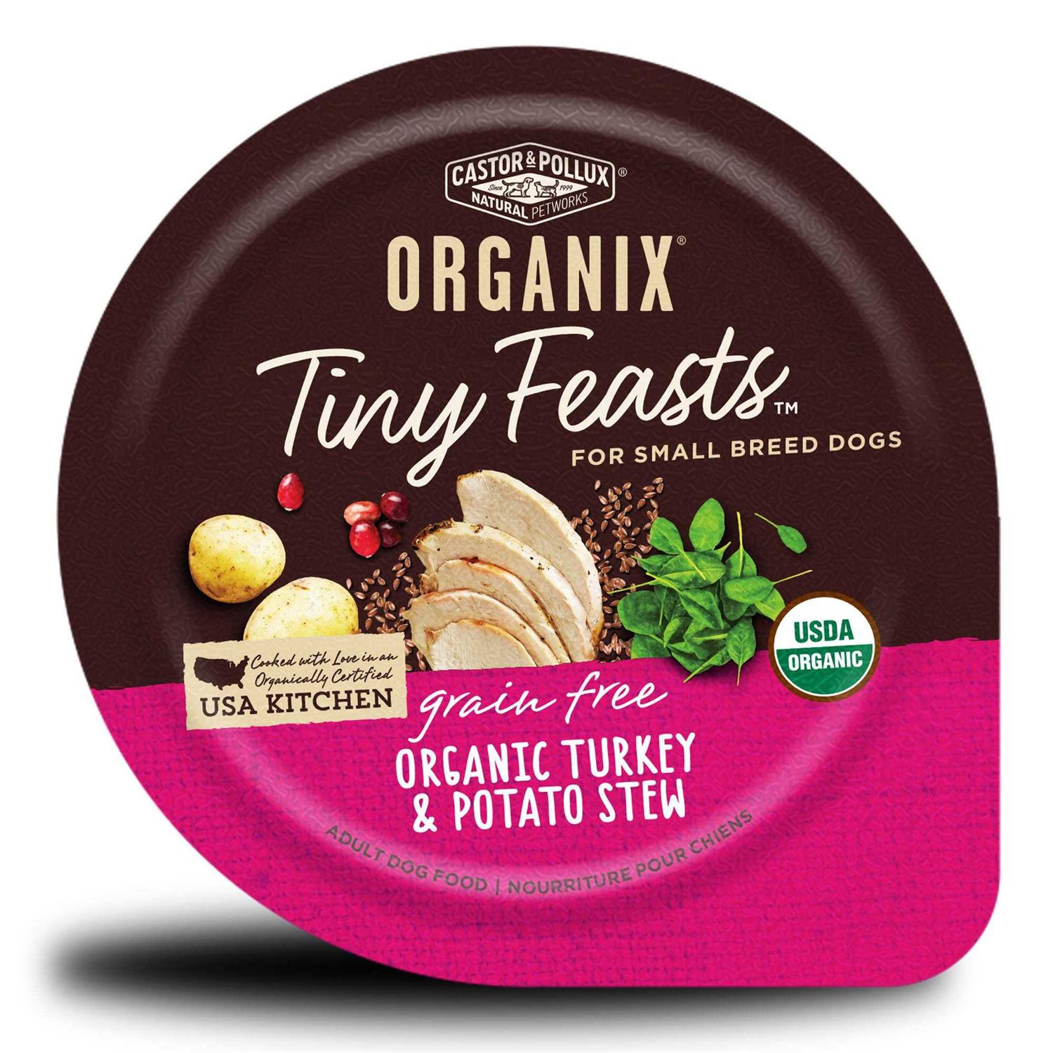 Castor & Pollux Organix Tiny Feasts Organic Turkey - Pet Supplies online store