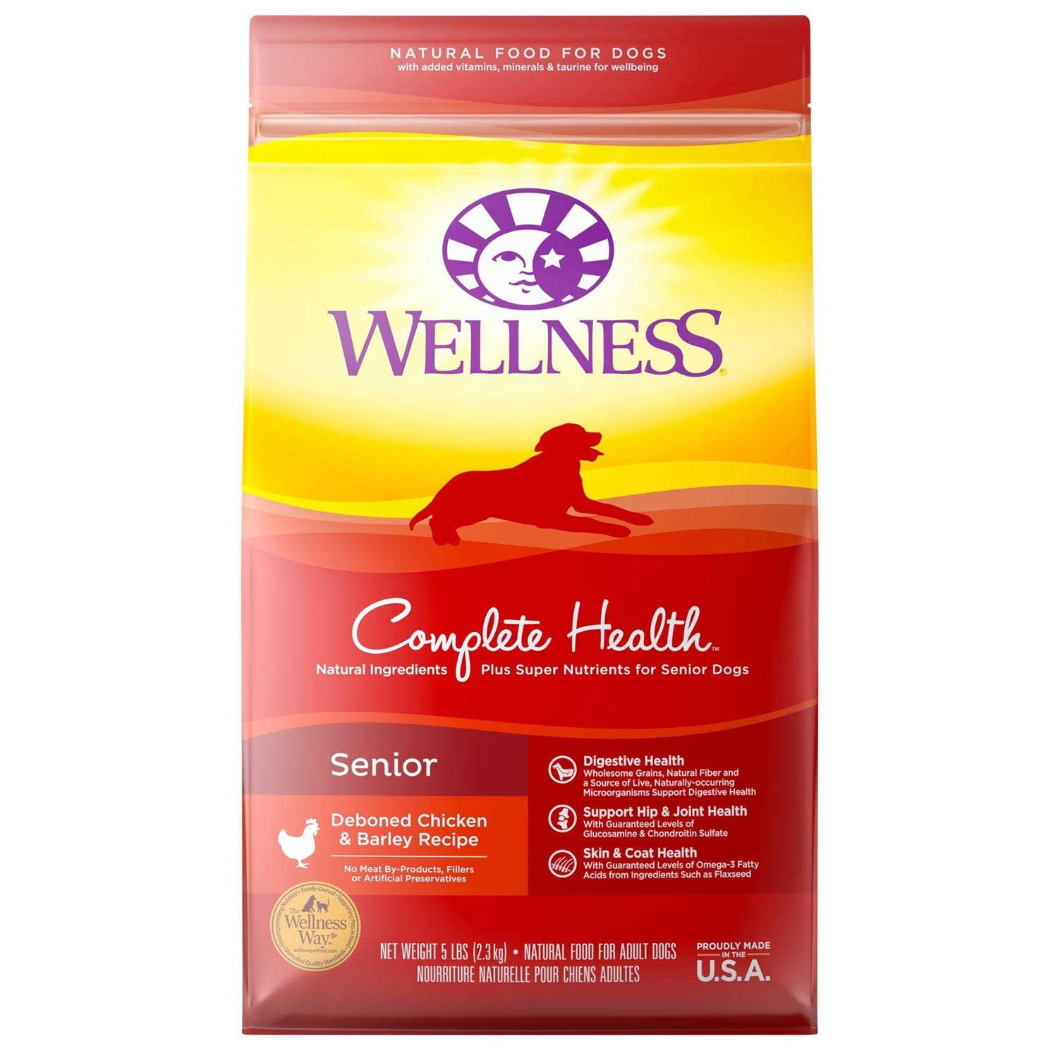 Wellness Complete Health Chicken Senior Dry Dog Food - Pet Supplies online store