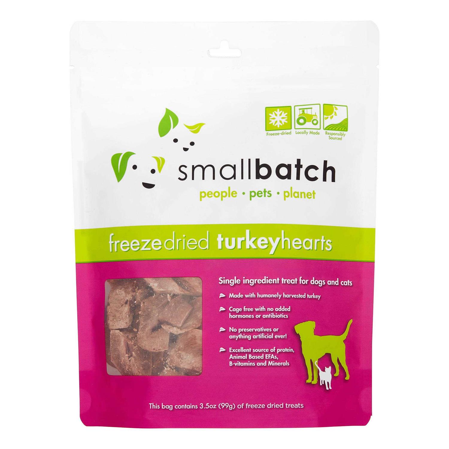 Smallbatch Freeze Dried Hearts - Pet Supplies online store