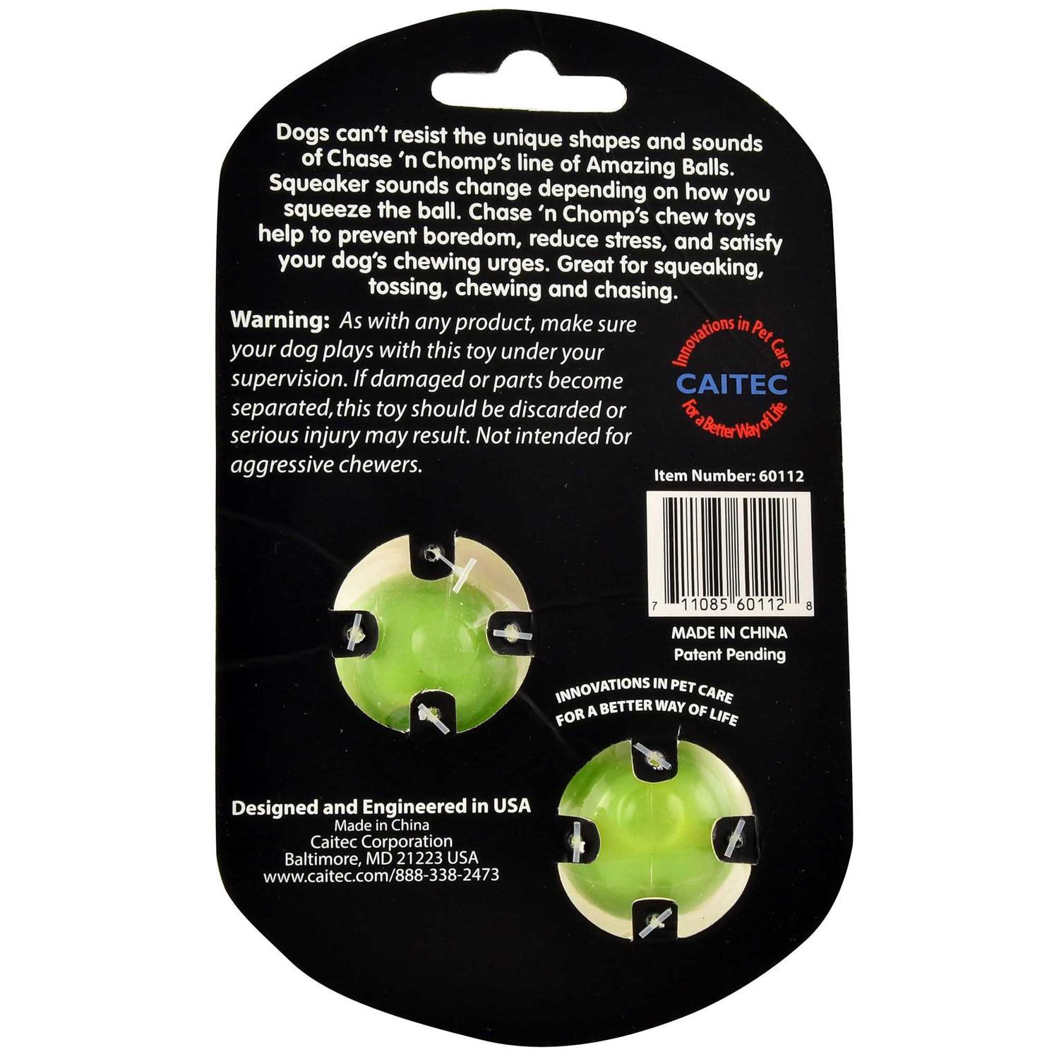 Chase 'n Chomp Amazing Squeaker Ball Pets - Pet Supplies online store