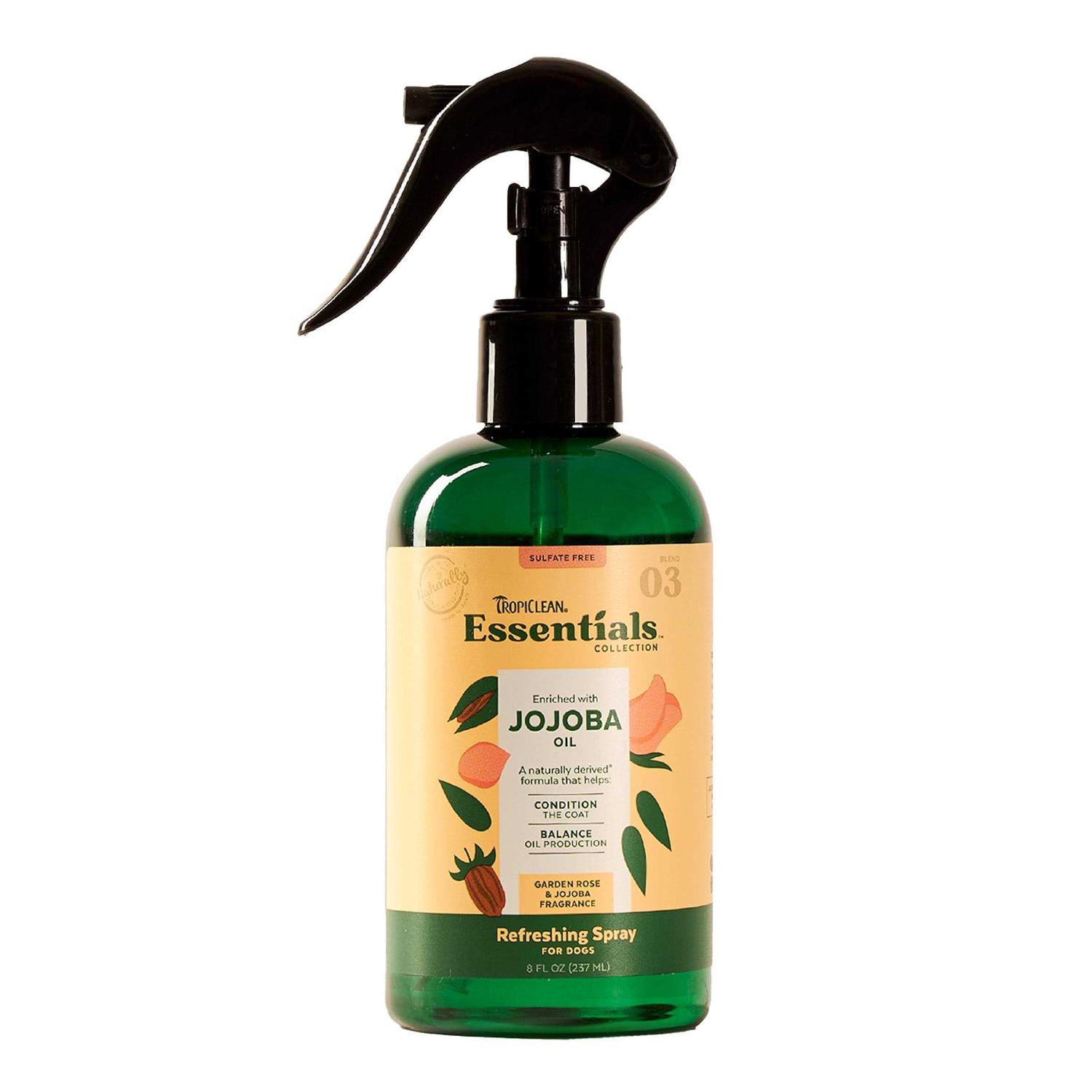 Tropiclean Essentials Jojoba Oil Deodorizing Spray - Pet Supplies online store