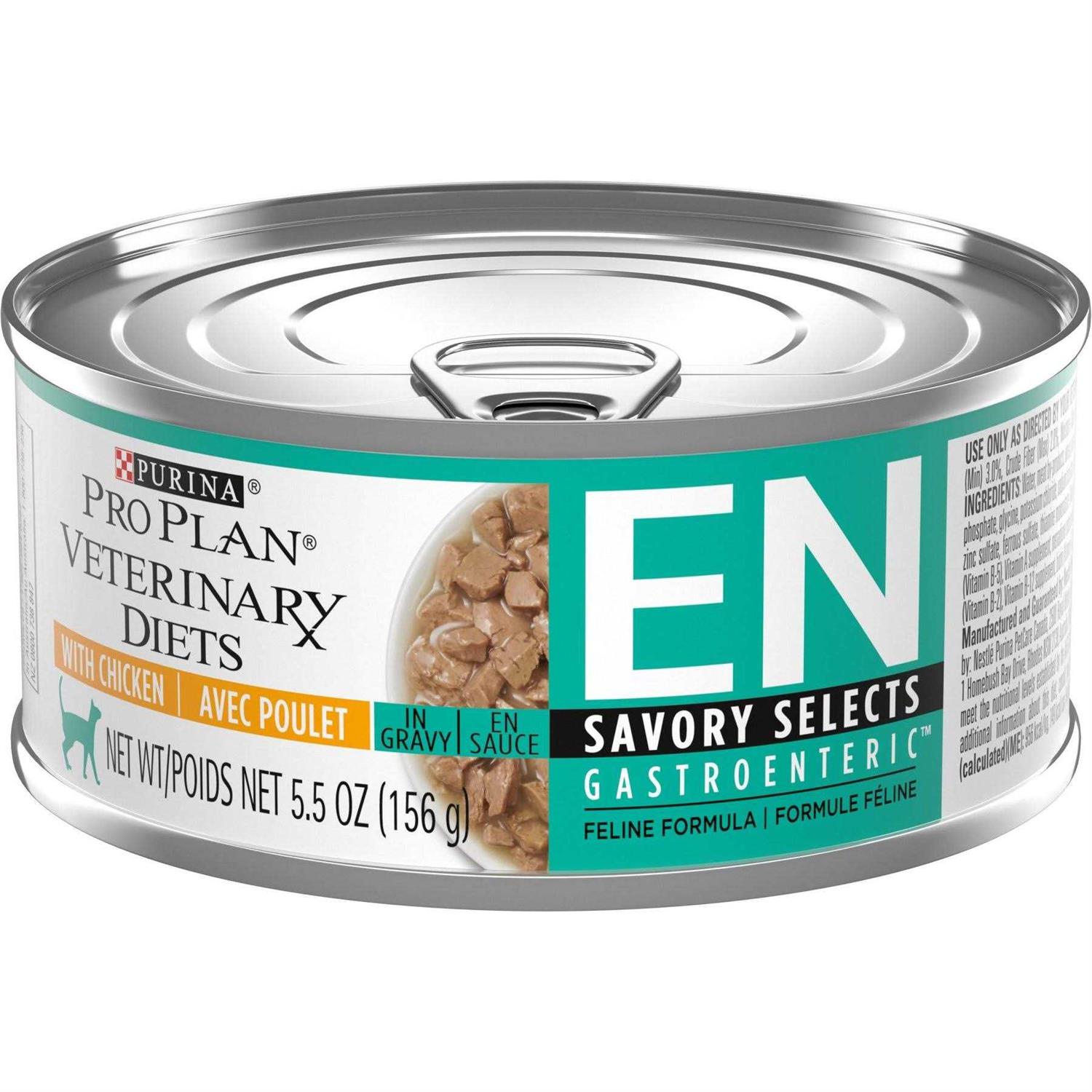 Purina Pro Plan Veterinary Diets EN Savory Selects Chicken Feline Formula - Pet Supplies online store