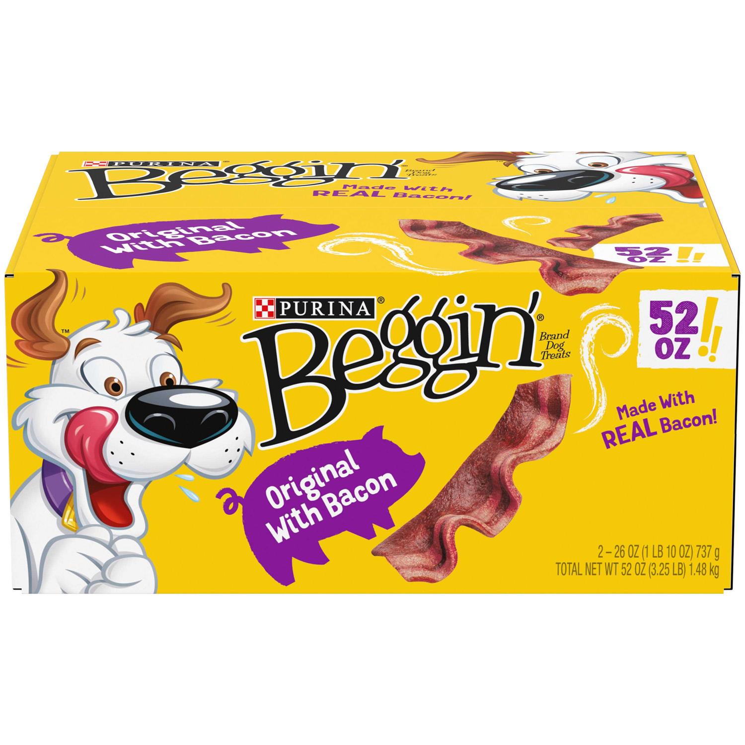 Purina Beggin' Strips Dog Dog Treats Bacon and - Pet Supplies online store
