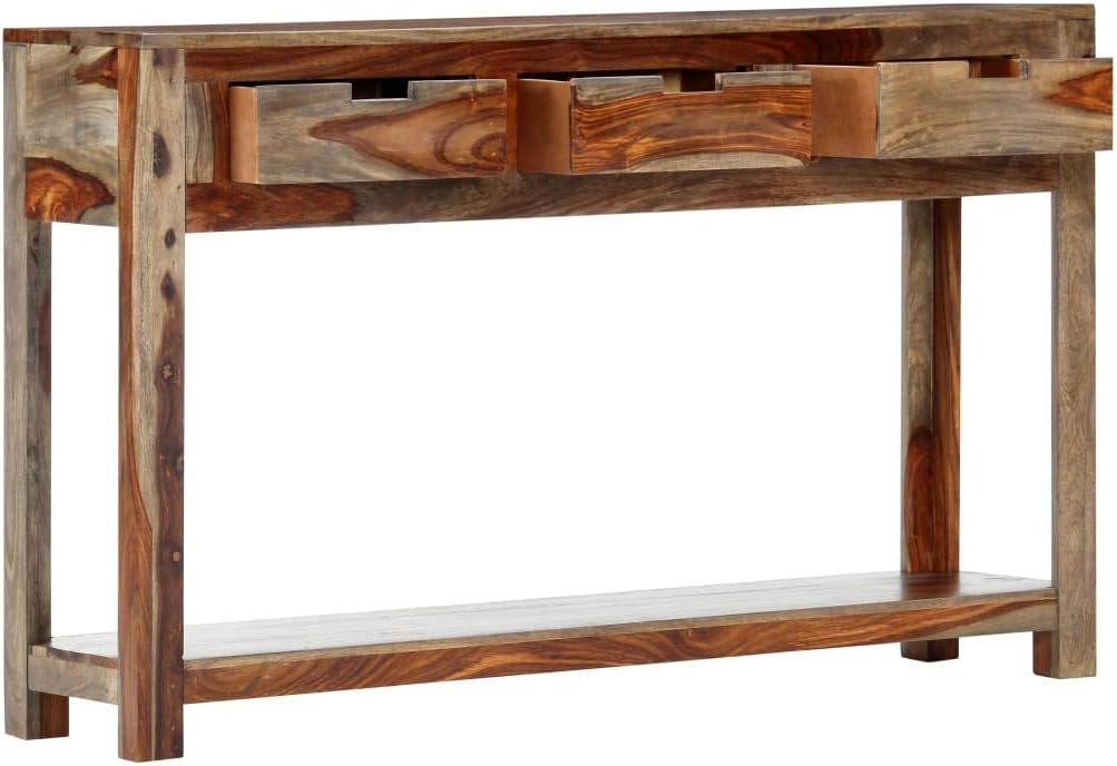 Living Room Furniture,Sofa Table, Hallway,with Storage Function,Entrance Table for Living Room, Entryway, Corridor, Sturdy, Console Table with 3 Drawers 47.2