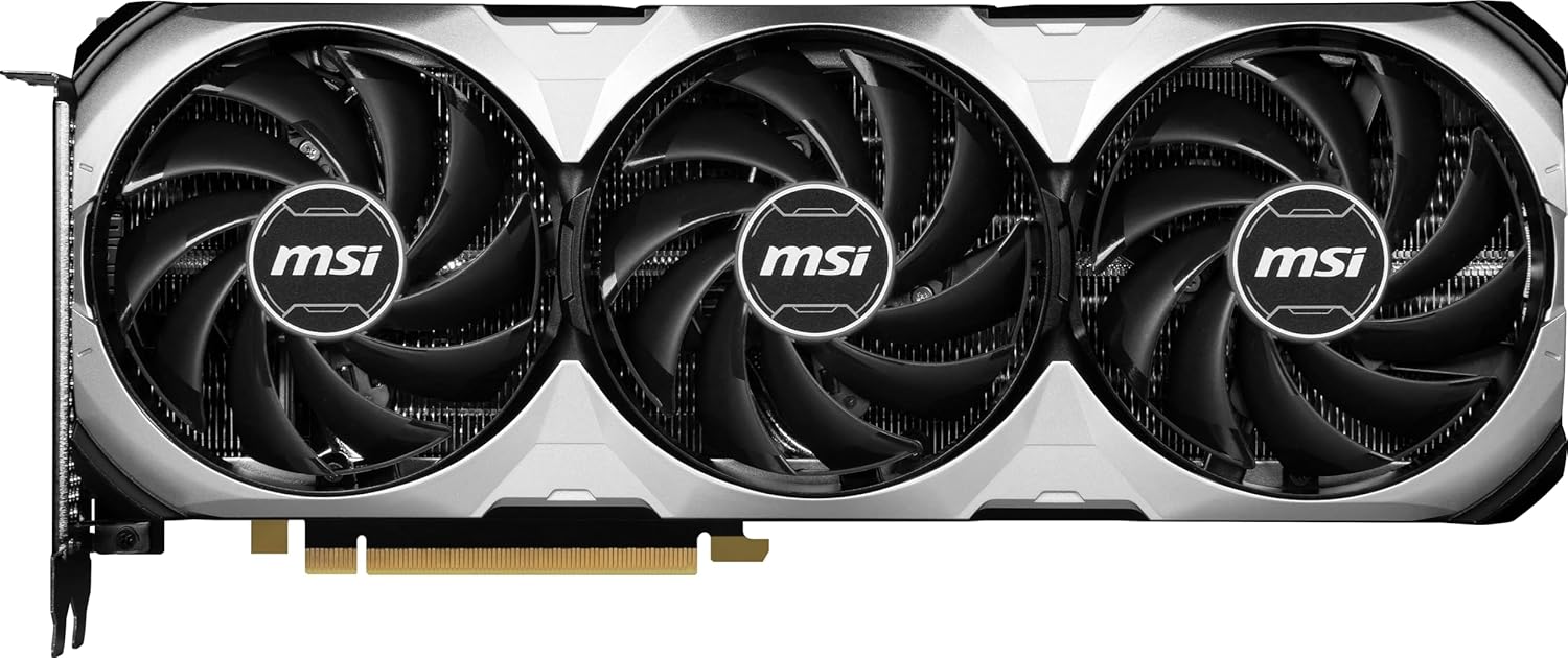 MSI Gaming RTX 4070 TI SUPER 16G VENTUS 3X OC Graphics Card (NVIDIA RTX 4070 Ti SUPER, 256-Bit, Extreme Clock: 2655 MHz, 16GB GDRR6X 21 Gbps, HDMI/DP, Ada Lovelace Architecture)
