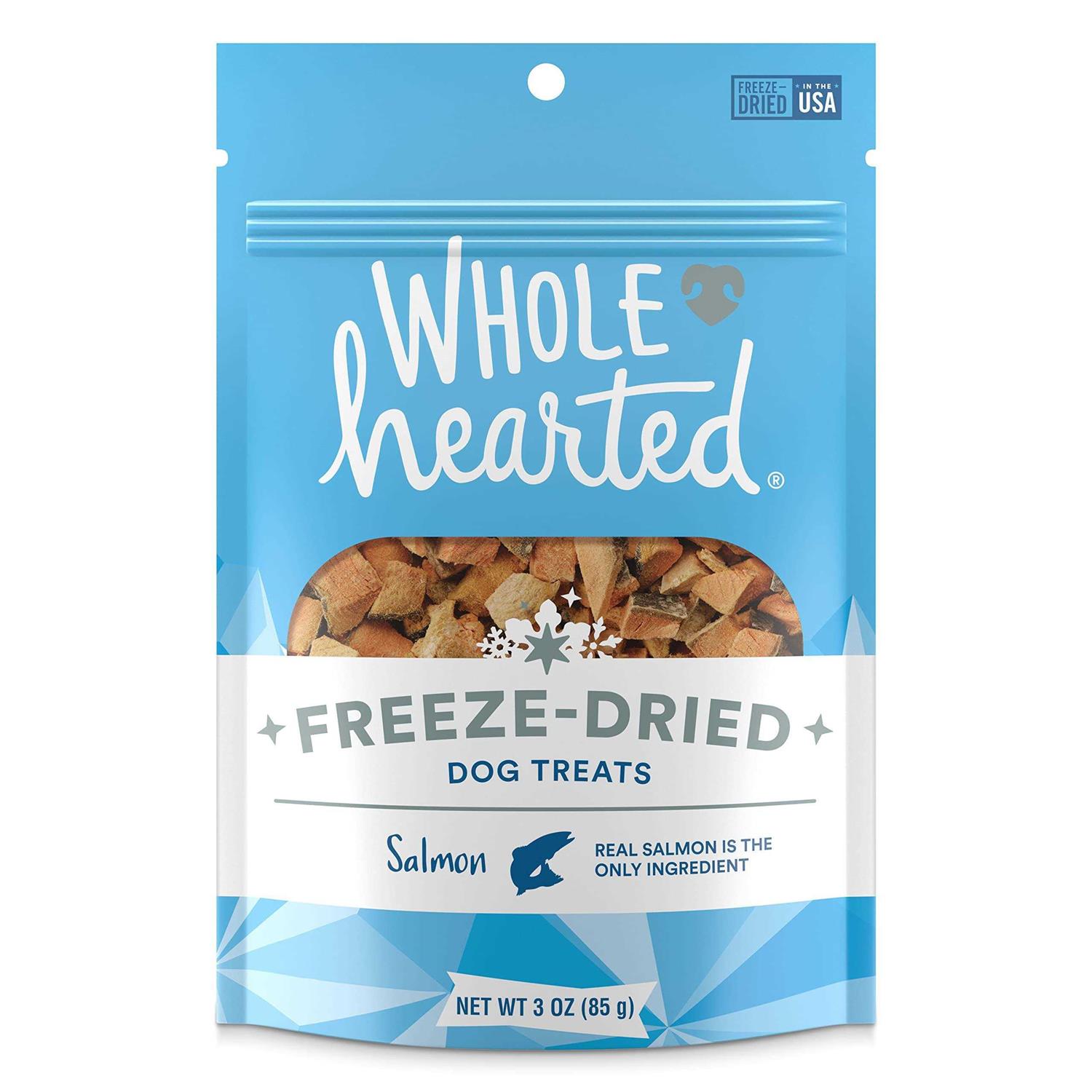 WholeHearted Salmon Freeze Dried Dog Treats - Pet Supplies online store