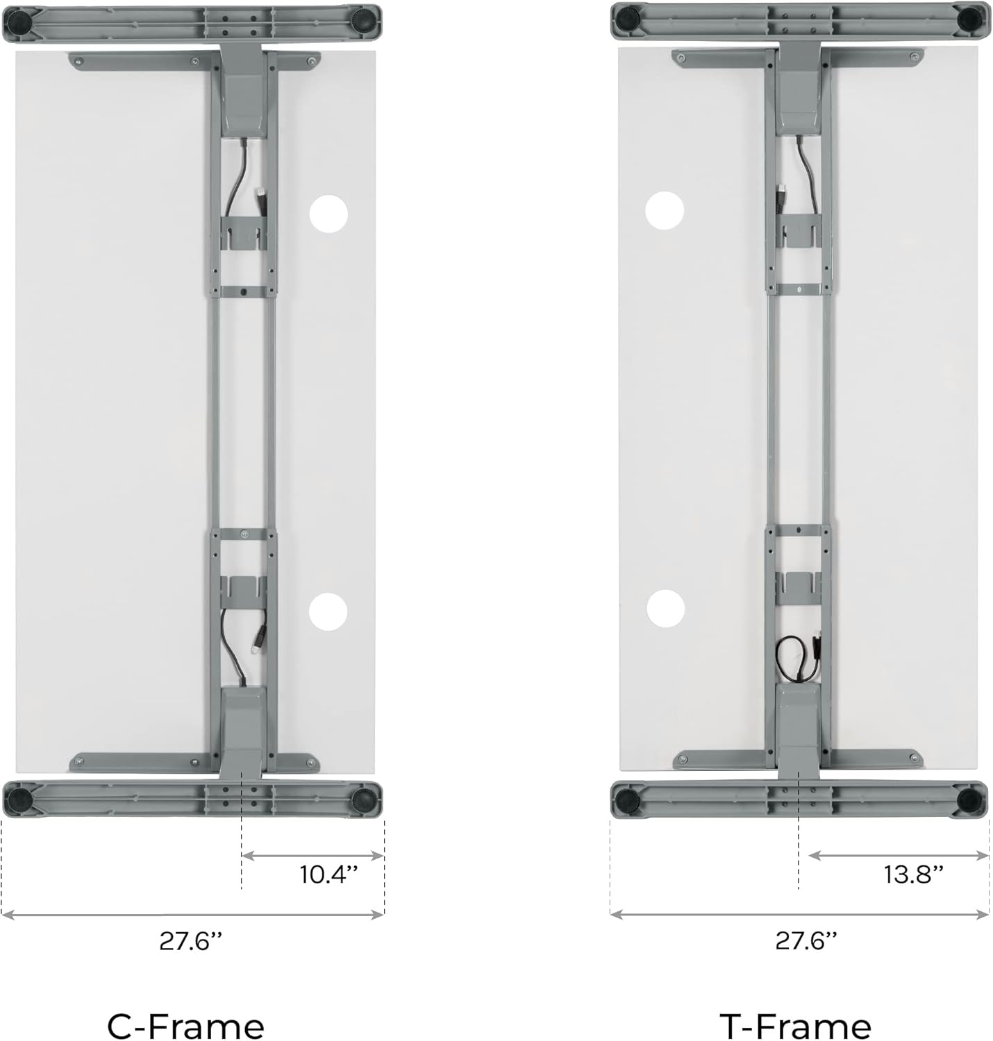 UPLIFT Desk Black Bamboo (60 x 30 inch) Standing Desk 2-Leg V2 Adjustable Stand Up C-Frame (Gray), Advanced Keypad, Wire Grommets, Wire Tray, Rocker Board