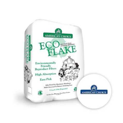 America's Choice Eco Flake 5.5 cu ft Wood Animal Bedding 0P2ECOAC - Pet Supplies online store