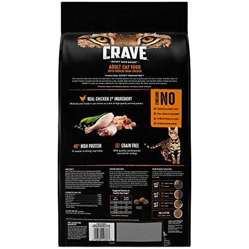 Crave Chicken Adult Protein Grain Free Dry Cat Food - Pet Supplies online store