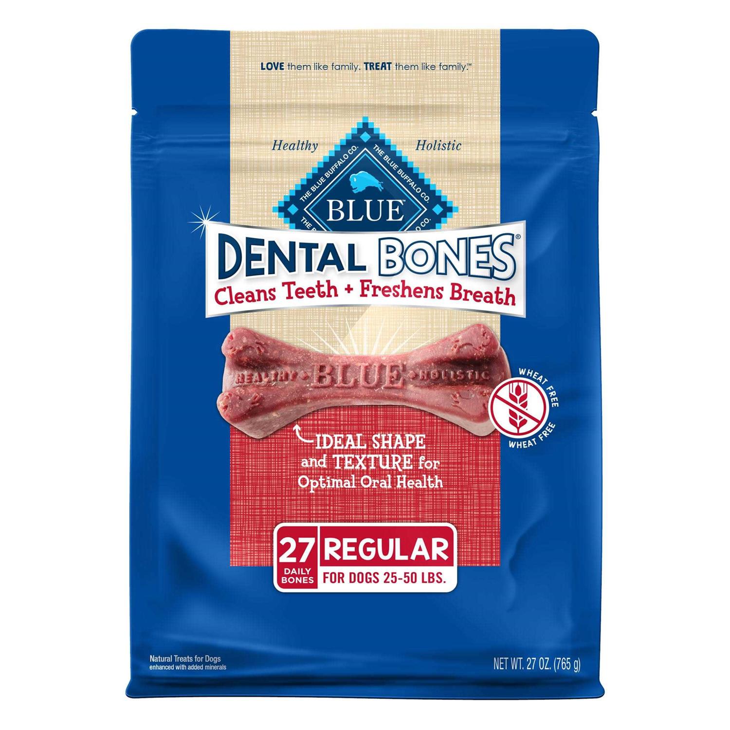 Blue Buffalo Dental Bones Dog Treats - Pet Supplies online store