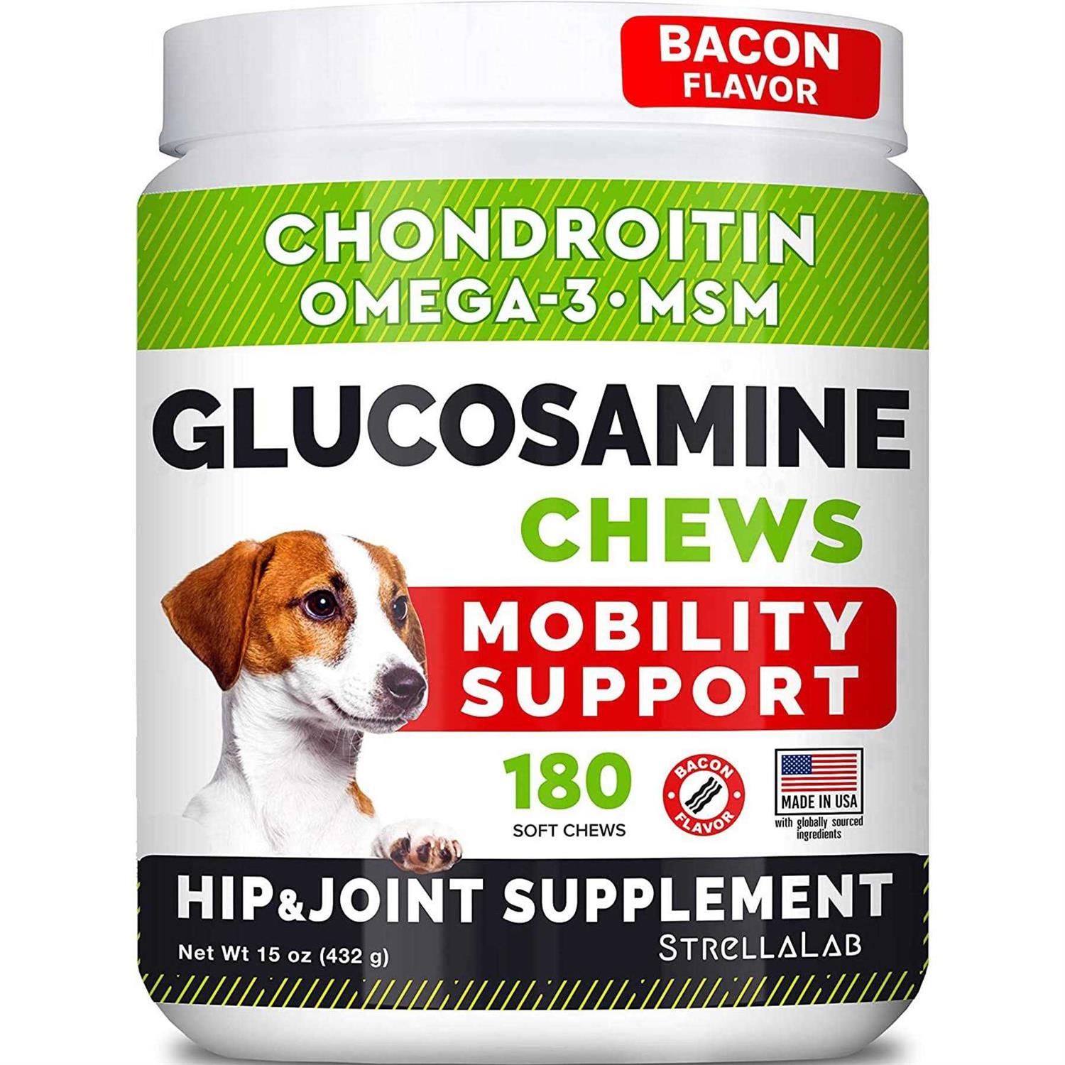 Strellalab Glucosamine Chews, For Dogs Cats - Pet Supplies online store