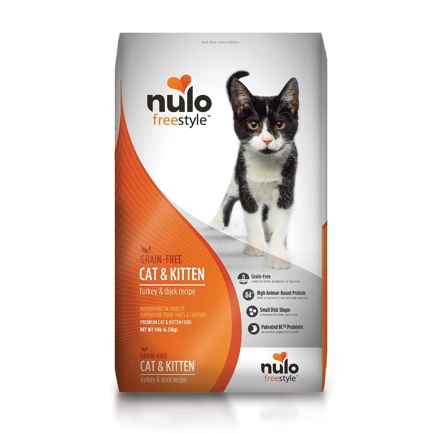 Nulo Freestyle Turkey & Duck Recipe Grain-Free Dry Cat & Kitten Food - Pet Supplies online store