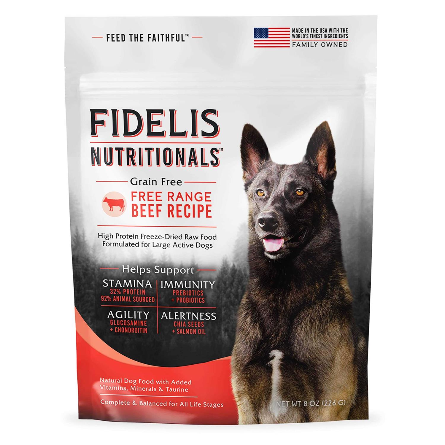 FIDELIS Freeze Dried Dog Food With Superfoods For Large Dog Breeds - Pet Supplies online store