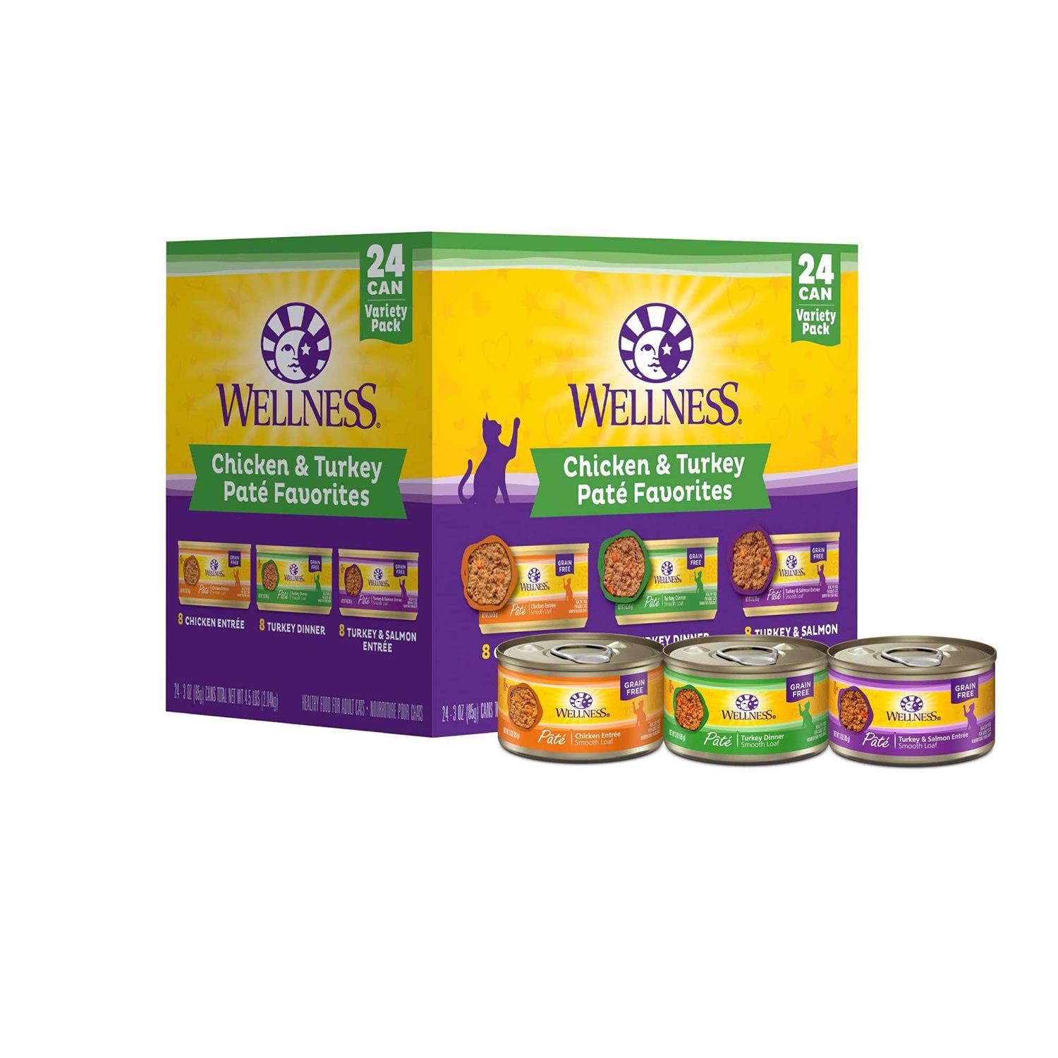 Wellness Chicken & Turkey Pate Complete Health Favorites Variety Pack - Pet Supplies online store