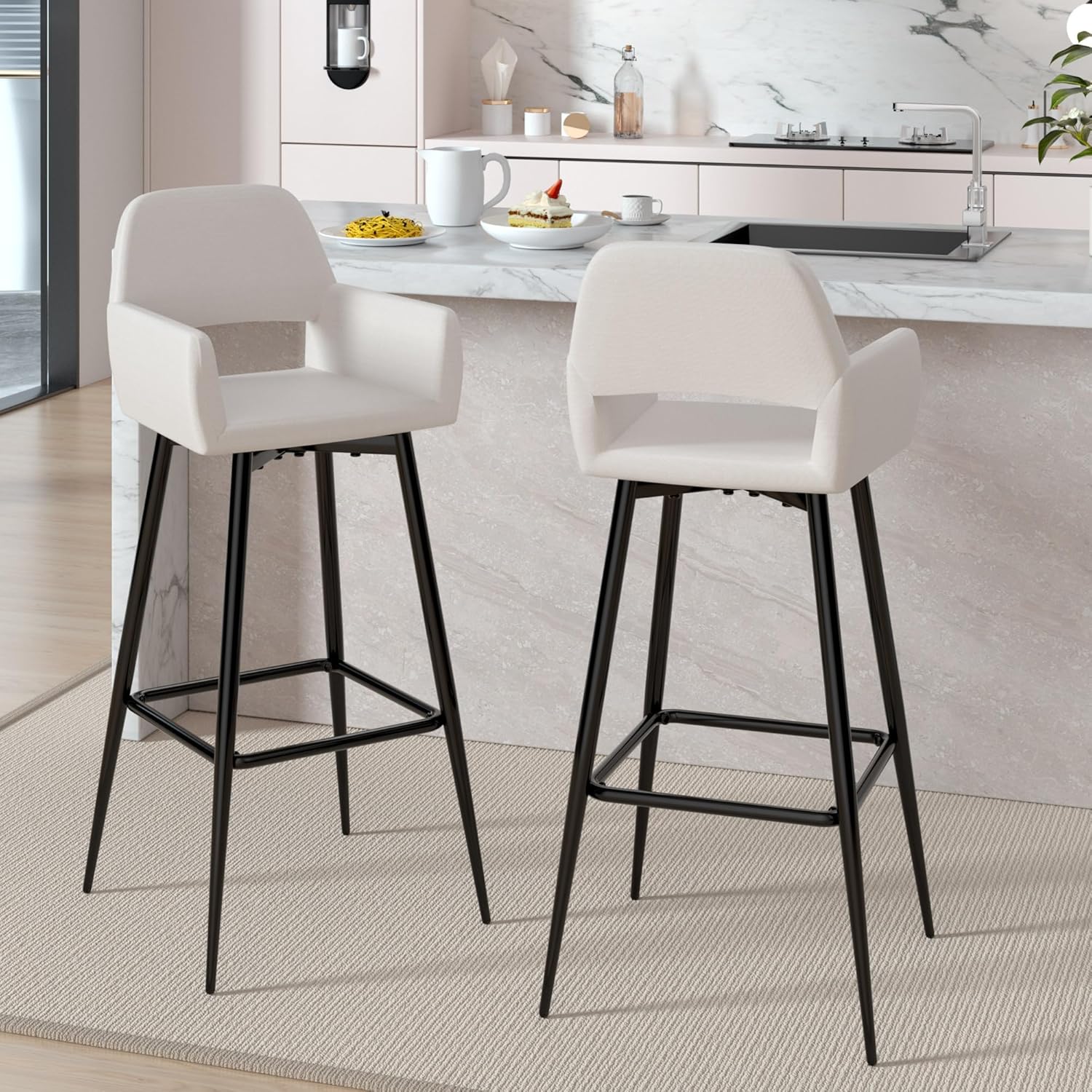 Bar Stools Set of 2, 26
