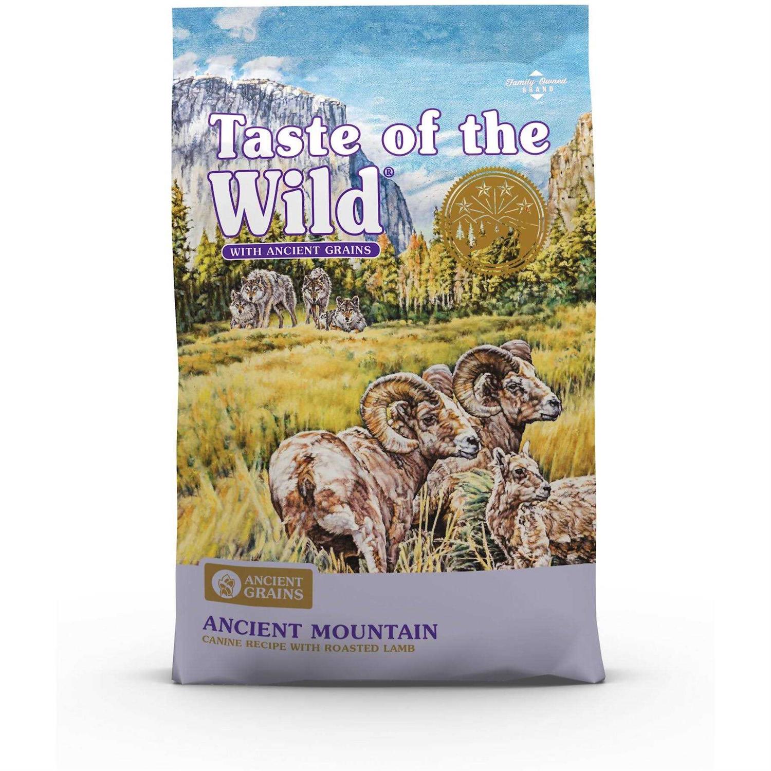 Taste of the Wild Ancient Mountain with Roasted Lamb Dog Food - Pet Supplies online store