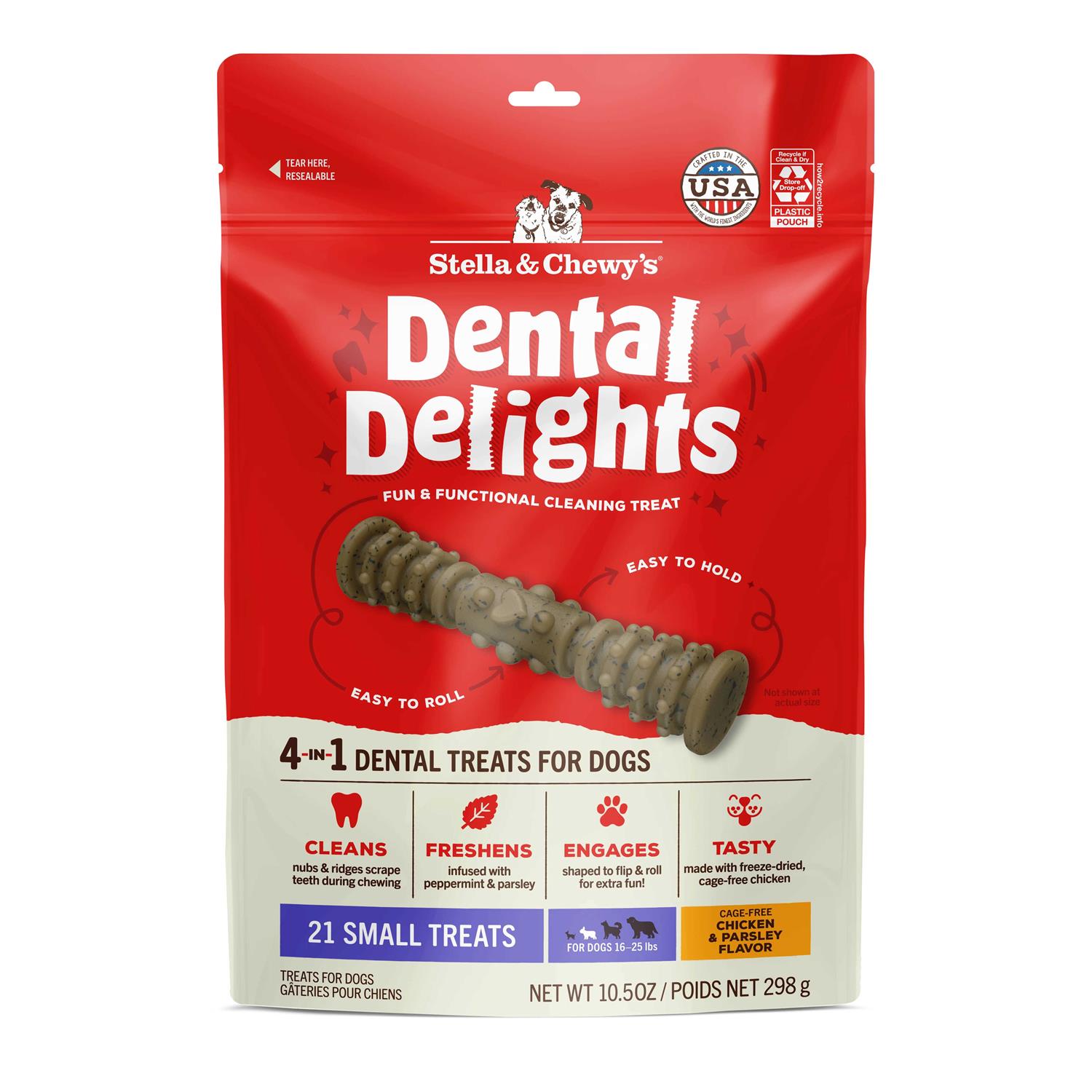 Stella & Chewy's Dental Delights Dog Treats - Pet Supplies online store
