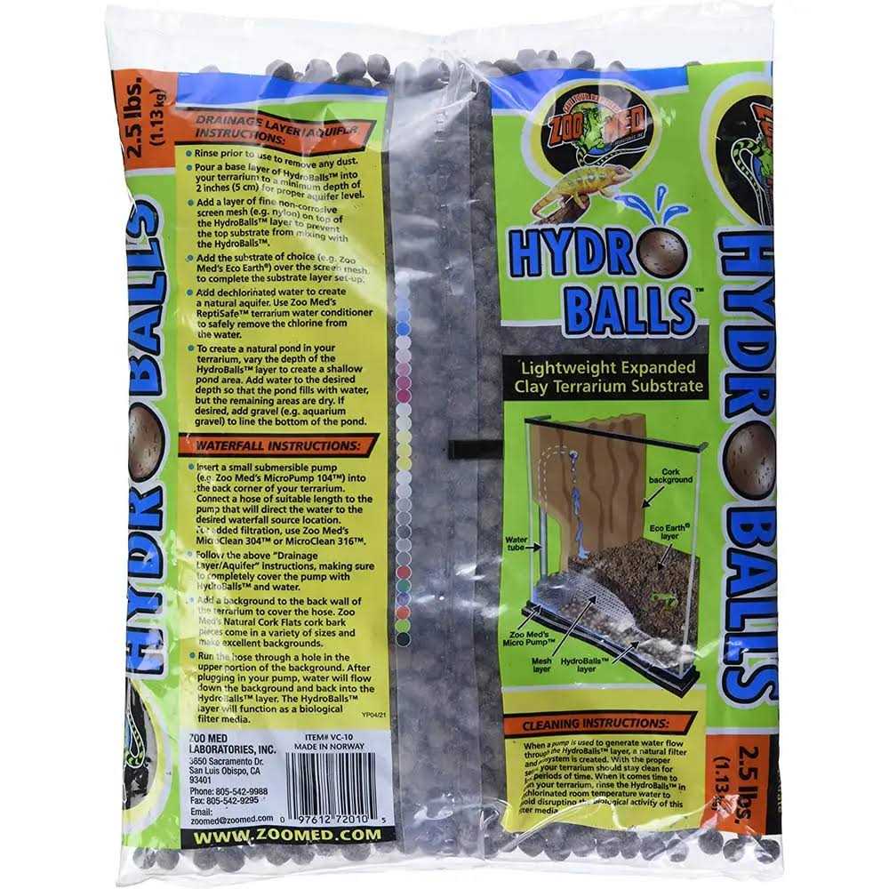 Zoo Med HydroBalls Clay Terrarium Substrate - Pet Supplies online store