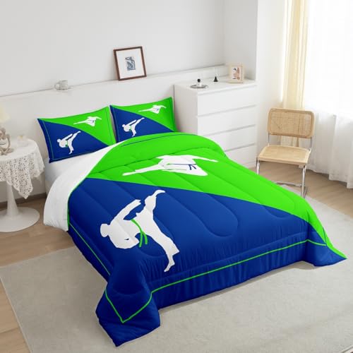 Ladybug Comforter for Boys Kids Girls Red Floral and Animal Comforter Set Full Size Home Decor Soft Cute Bug Bedding Set Entomology All Season Teens Bedroom Down Duvet,1 Comforter with 2 Pillowcase