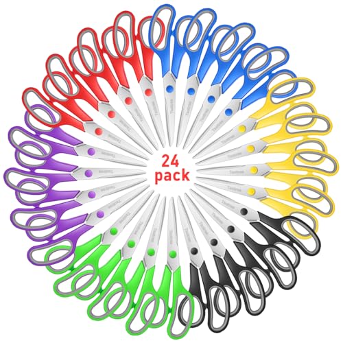Scissors Bulk of 24-Pack, Taotree 8