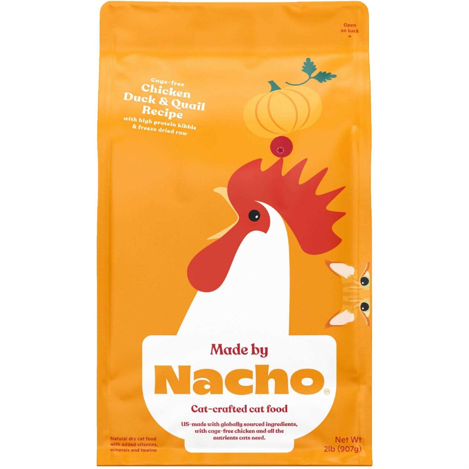 Made by Nacho Dry Cat Food with Freeze Dried Raw Kibble - Pet Supplies online store