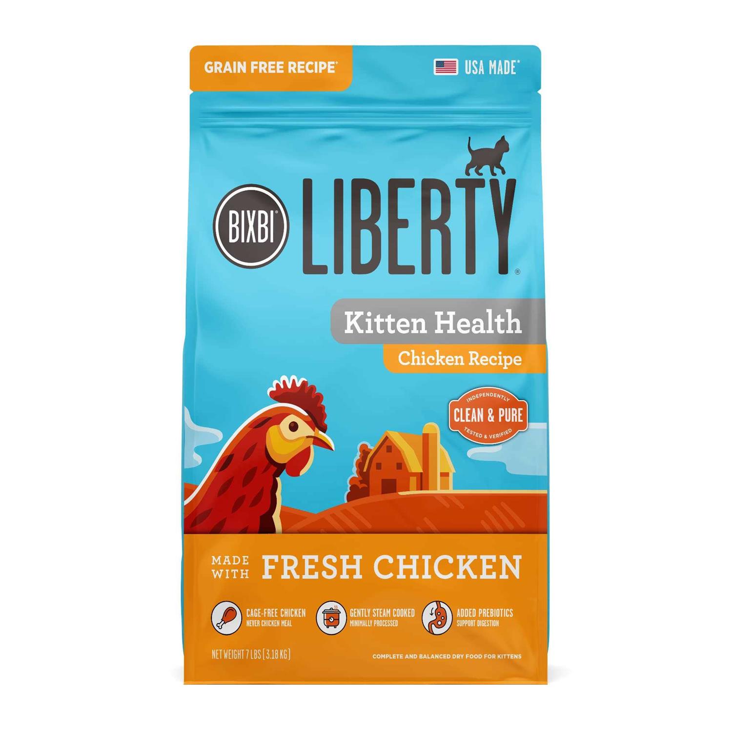 BIXBI Liberty Chicken Recipe Dry Cat Food - Pet Supplies online store