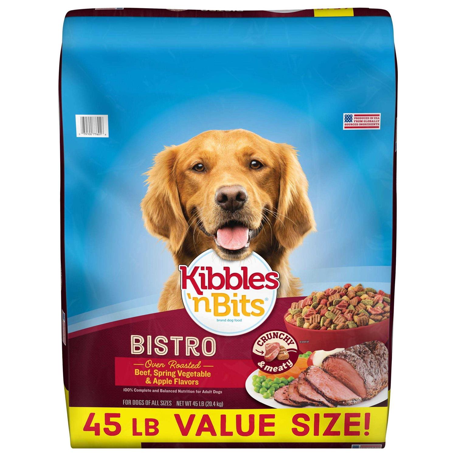 Kibbles n Bits Bistro Beef Dog Food - Pet Supplies online store