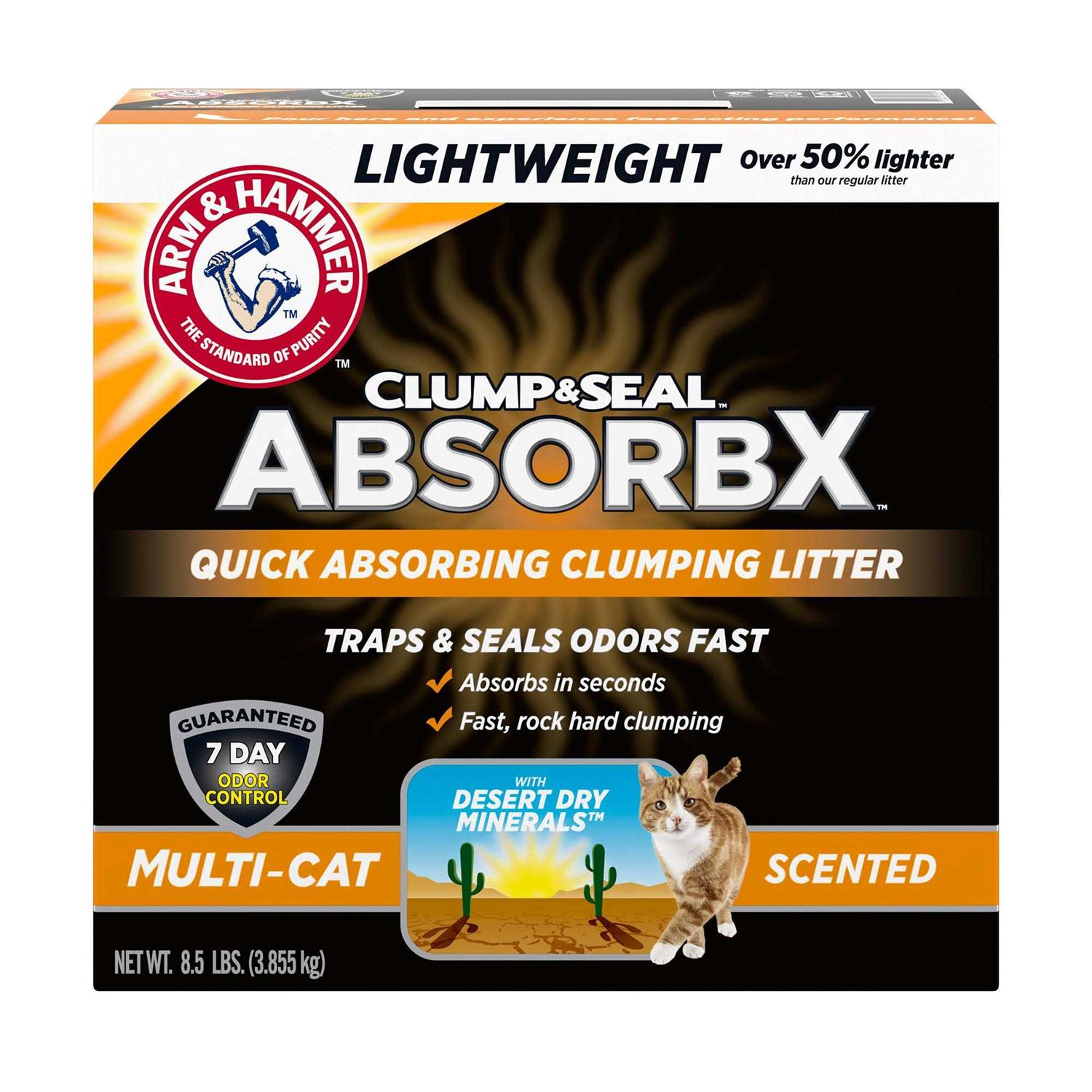 Arm & Hammer Clump & Seal AbsorbX Clumping Litter - Pet Supplies online store