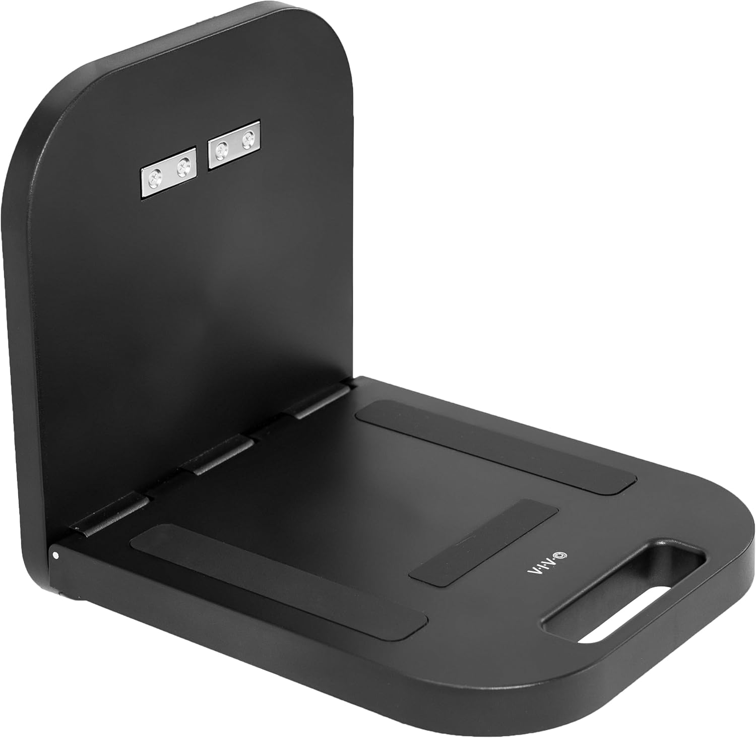 VIVO Magnetic Portable Laptop Workstation, Notebook/Tablet Shelf, Utility Platform, Hands-Free Compact Desk, Attaches to Flat Steel Surfaces, Black, DESK-MAG01