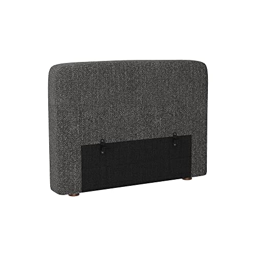 HONBAY Middle Seat Module Storage Ottoman Module for Oversized Modular Sectional Sofa Customizable Modular Couch, Middle Seat/Ottoman Module, Dark Grey