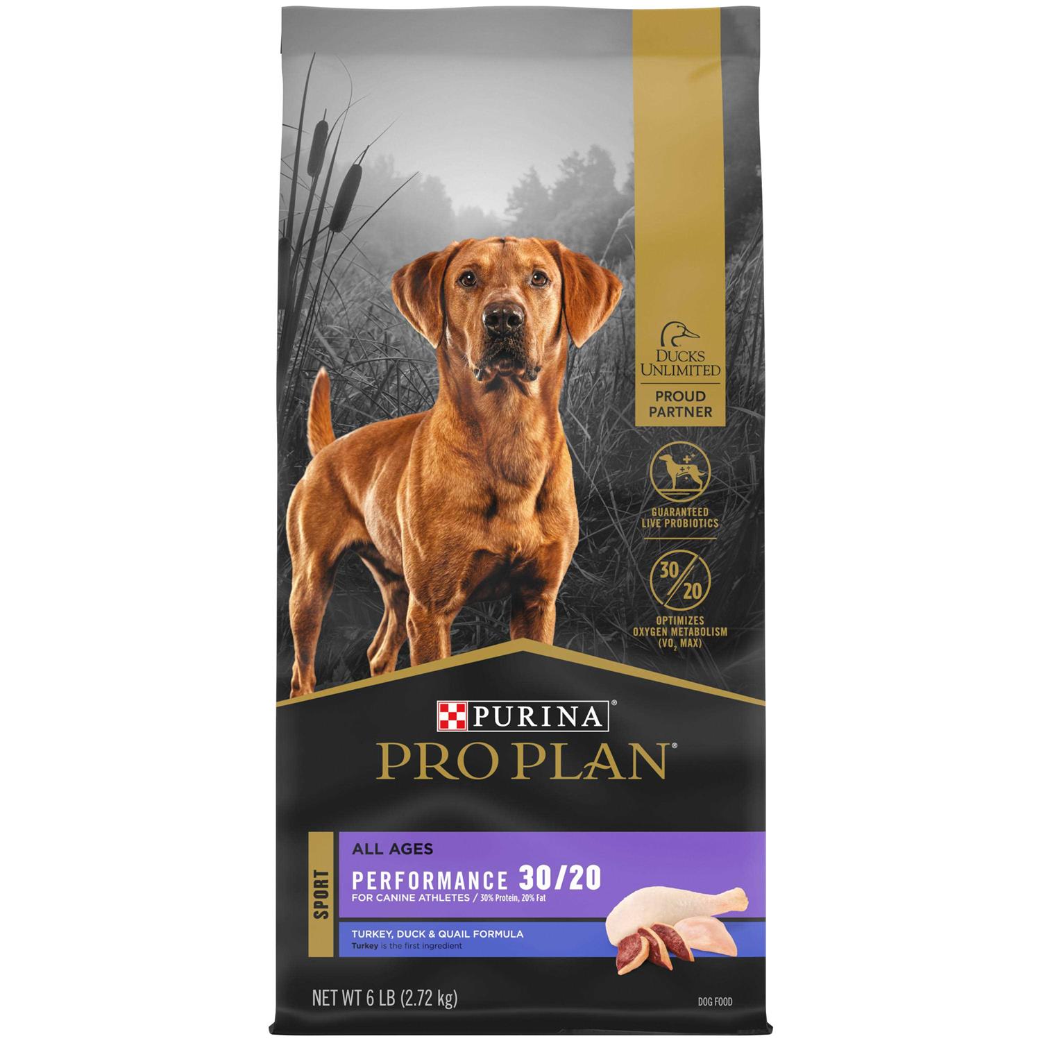 Purina Pro Plan Sport Performance 30/20 Turkey Duck & Quail Formula Dry Dog Food - Pet Supplies online store