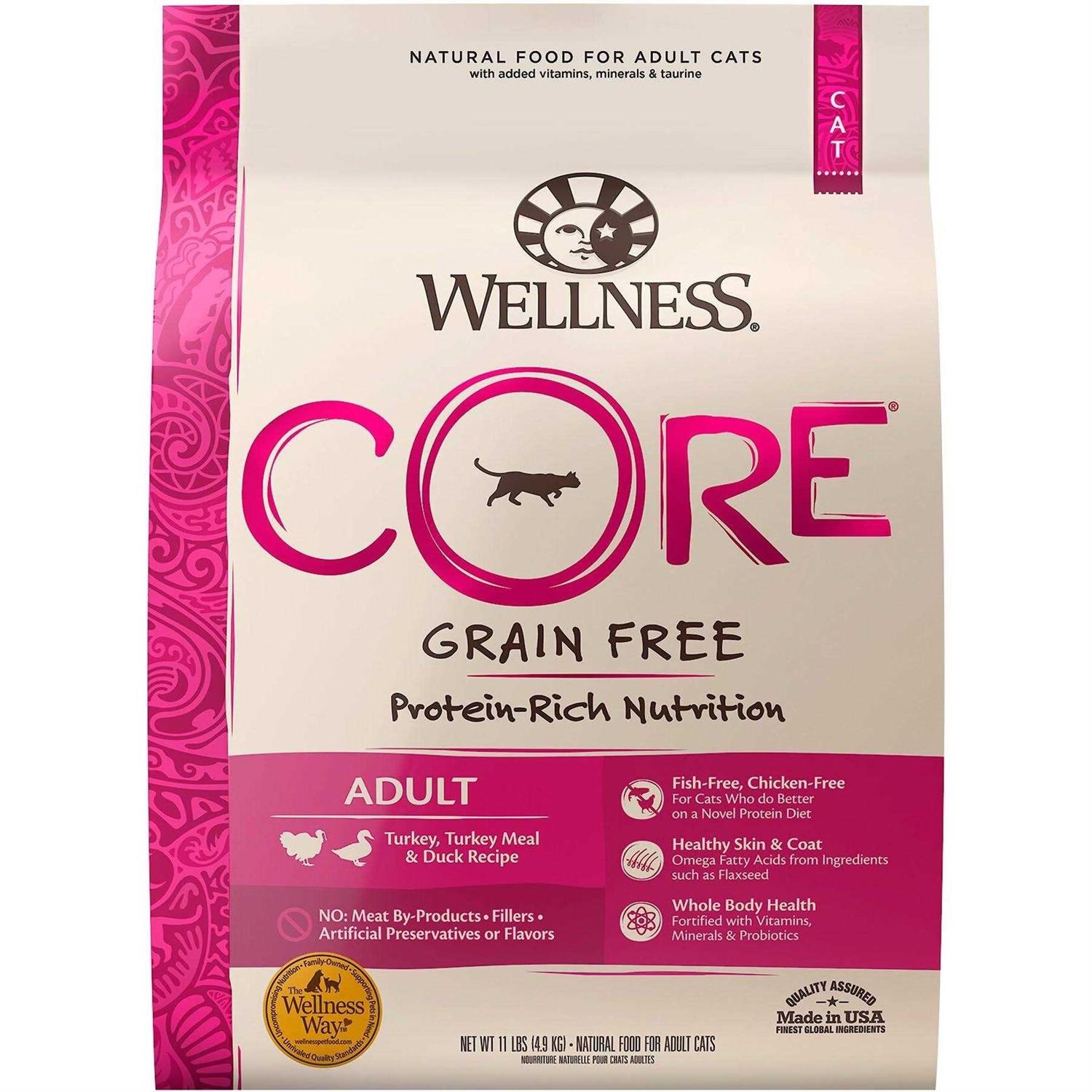 Wellness CORE Grain-Free Turkey Turkey Meal & Duck Dry Cat Food - Pet Supplies online store