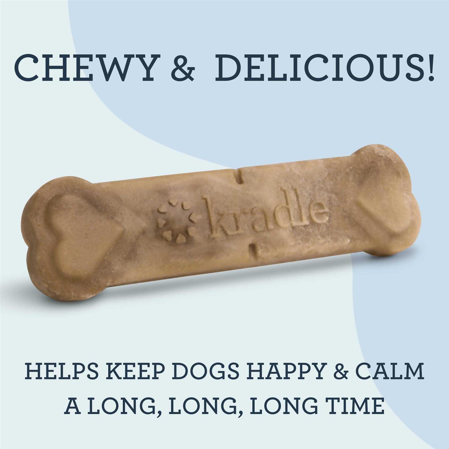 Kradle Calming Chillers Relaxing Hard Dog Chews - Pet Supplies online store