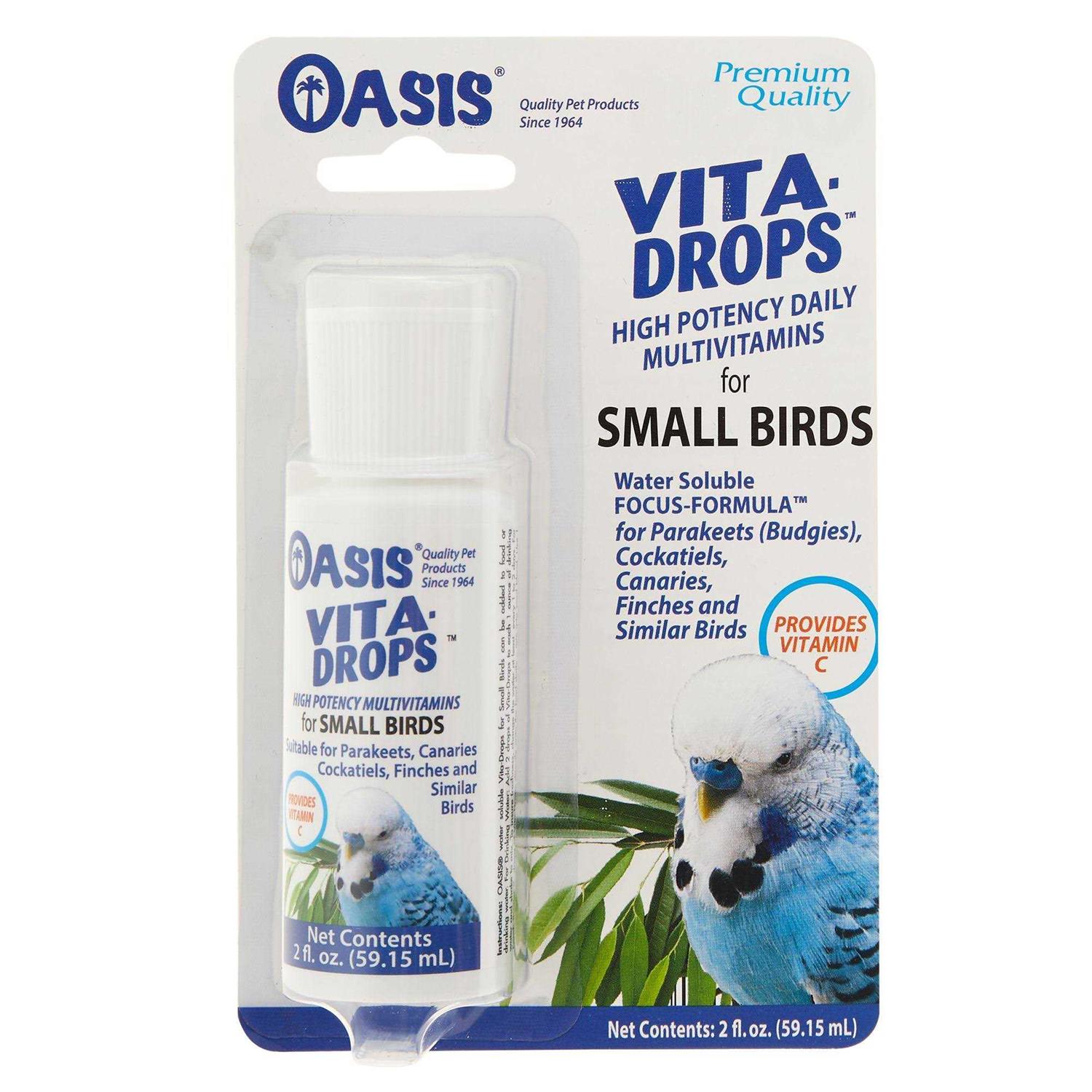 Oasis Vita Drops for Small Birds - Pet Supplies online store