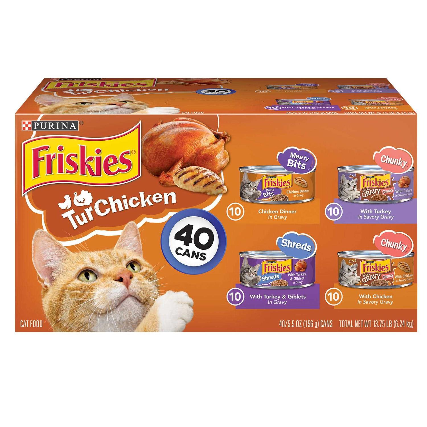 Friskies TurChicken Wet Cat Food Variety Pack - Pet Supplies online store