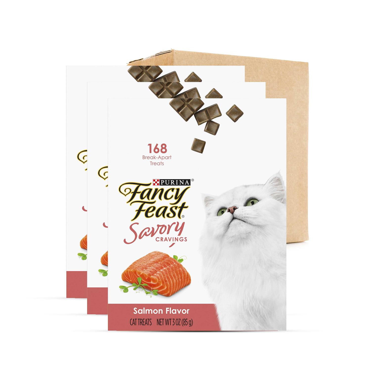 Fancy Feast Limited Ingredient Cat Treats Savory Cravings Salmon Flavor - Pet Supplies online store