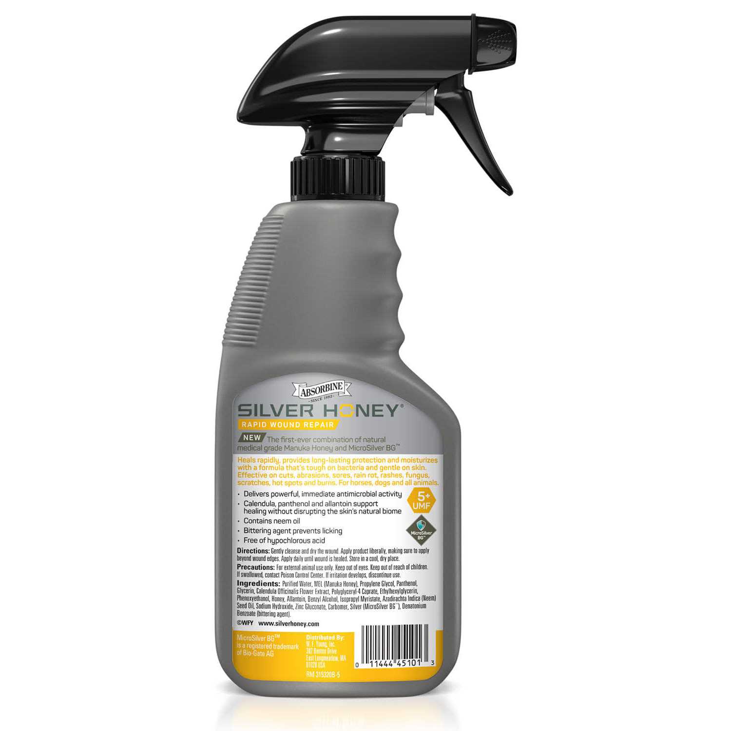 Silver Honey Rapid Wound Repair Gel Spray - Pet Supplies online store