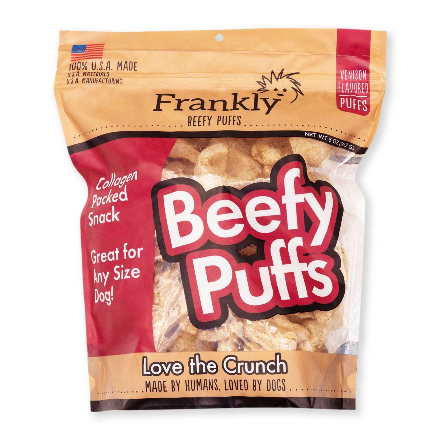 Frankly Beefy Puffs Dog Treats - Pet Supplies online store