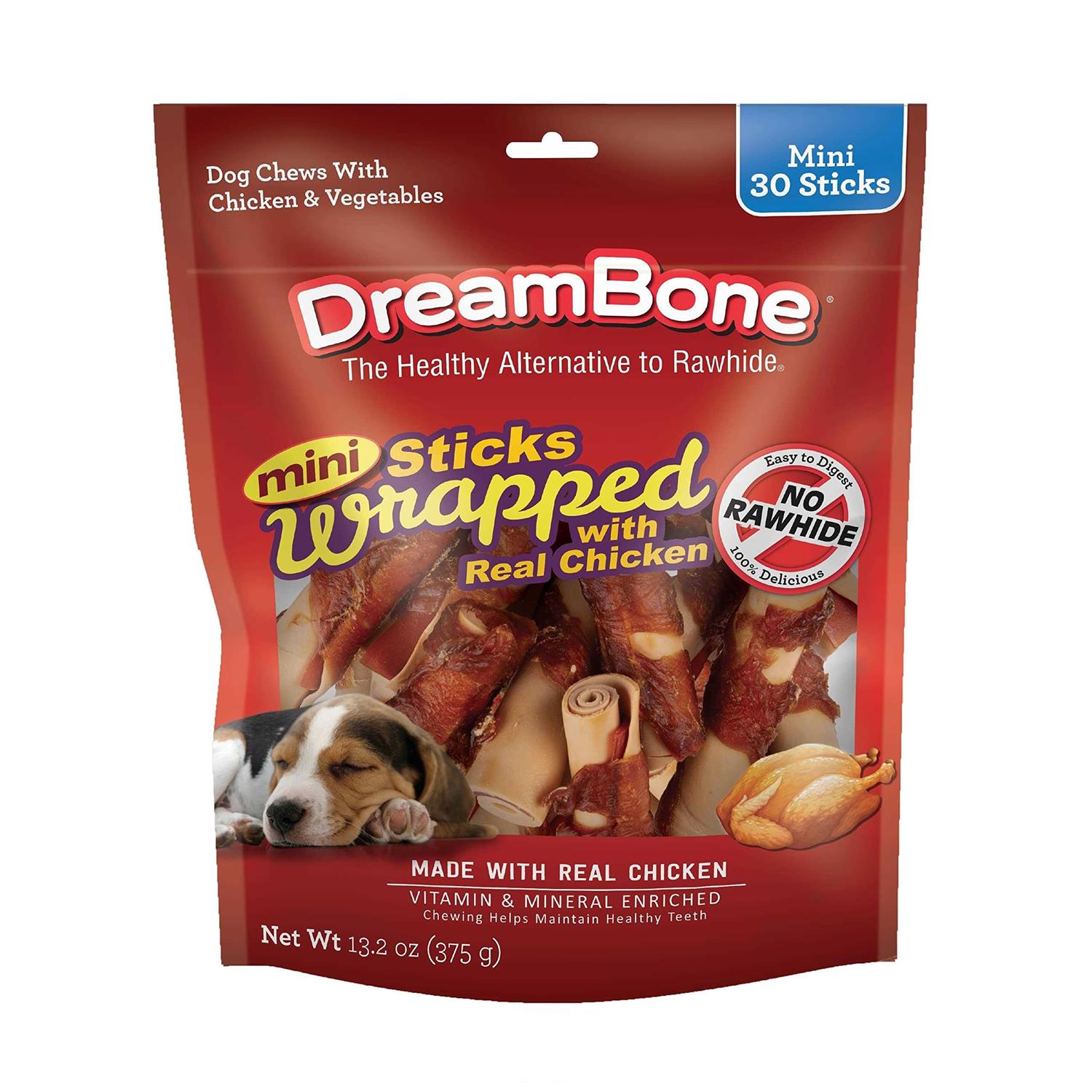 DreamBone Mini Chicken-Wrapped Sticks 30 Ct - Pet Supplies online store
