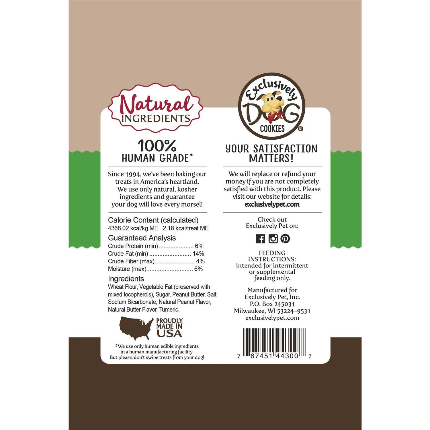 Exclusively Pet Best Buddy Bits Peanut Butter Flavor Dog Treats 5.5 oz - Pet Supplies online store