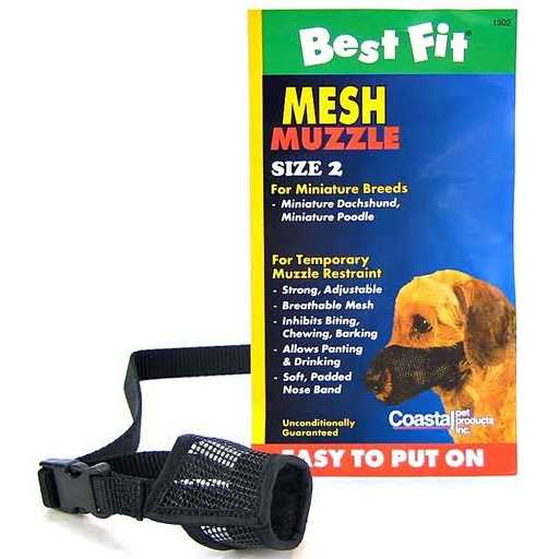 Best Fit Mesh Muzzle - Pet Supplies online store