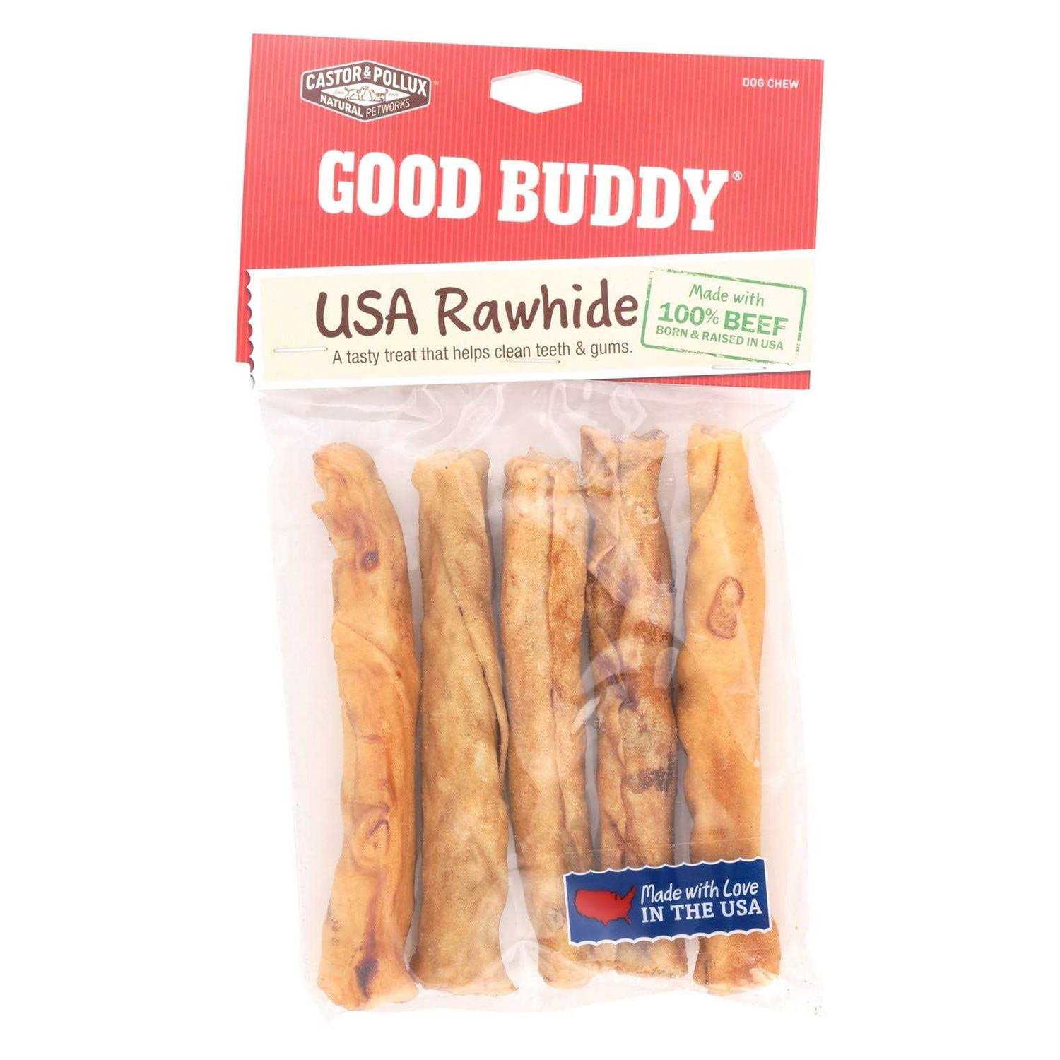 Castor & Pollux Good Buddy Dog Chew USA Rawhide - Pet Supplies online store