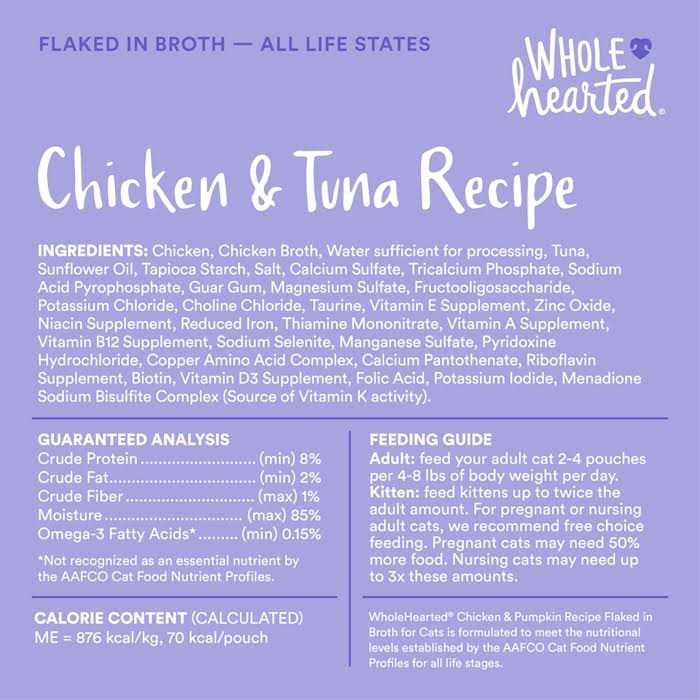 WholeHearted Grain Free Chicken Favorites Flaked Wet Cat Food Variety Pack - Pet Supplies online store