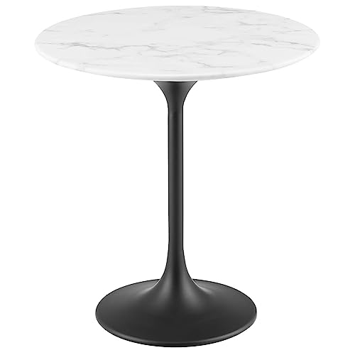 Modway Lippa Side Table, White Black