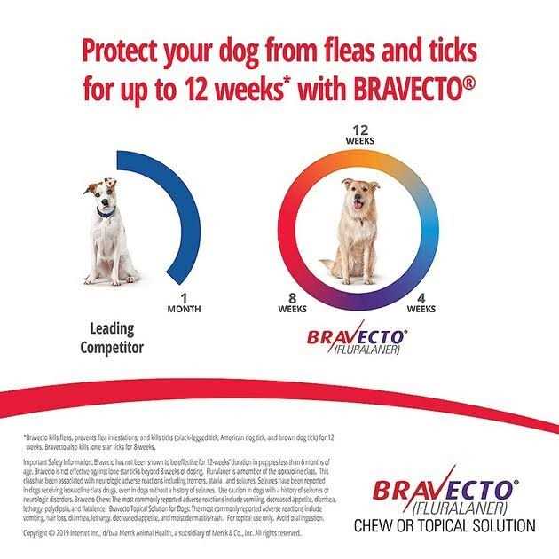 4.4-9.9 lbs Bravecto Chews for Dogs - Pet Supplies online store