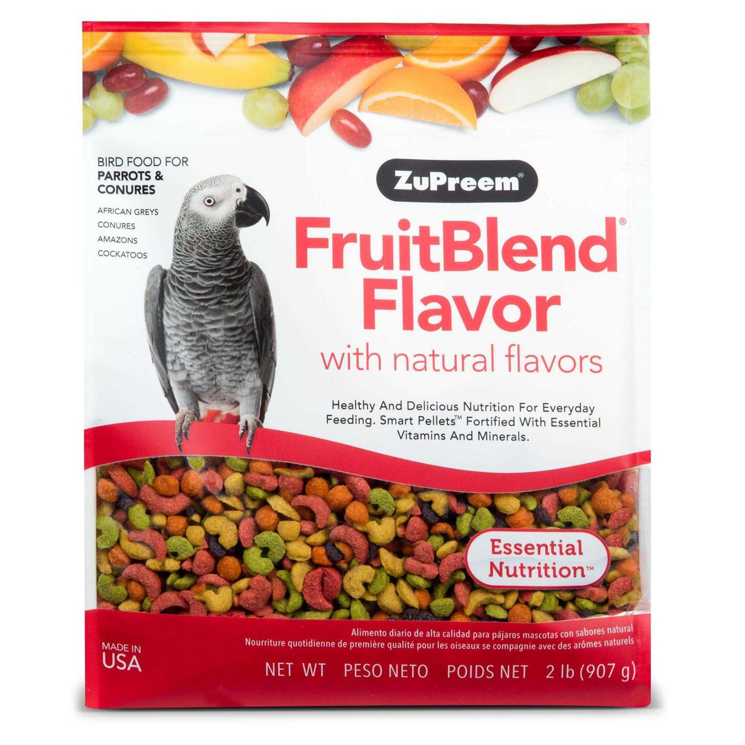Zupreem FruitBlend Flavor Bird Food - Pet Supplies online store