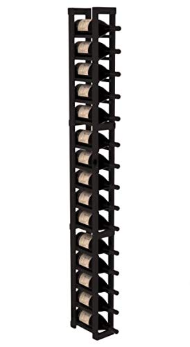 Wine Racks America® Knotty Alder 1 Column Magnum Wine Cellar Kit. Burgundy Stain