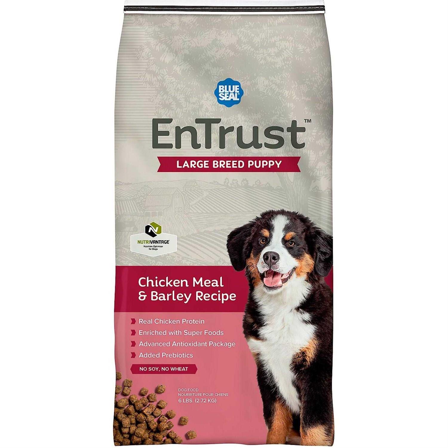Entrust Large Breed Puppy Chicken Meal & Barley Recipe - Pet Supplies online store