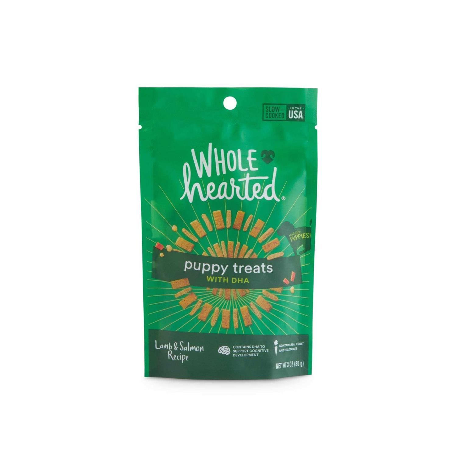 WholeHearted Lamb & Salmon Flavor Puppy Treats with DHA - Pet Supplies online store