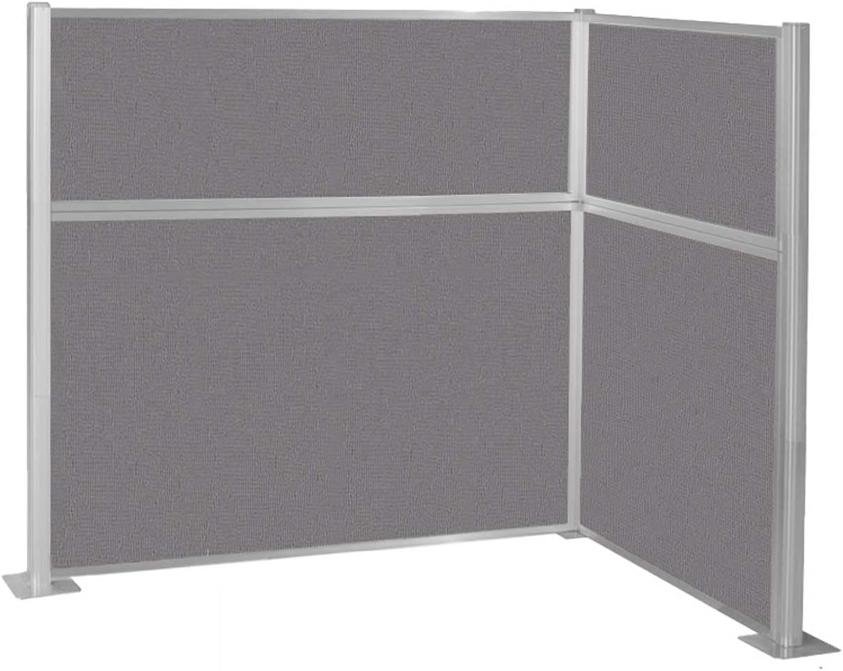 Versare Hush Panel Cubicle Kit | Workstation Partition Walls | Sound Dampening Cubicle Walls | Partitions for Desks
